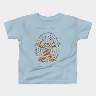 Imagination and Reality Kids T-Shirt